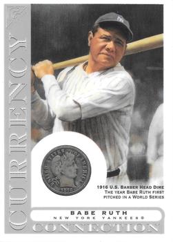 2003 Topps Gallery Hall of Fame - Currency Connection Coin Relics #CC-BR Babe Ruth Front