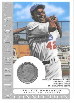 2003 Topps Gallery Hall of Fame - Currency Connection Coin Relics #CC-JR Jackie Robinson Front