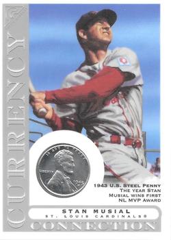 2003 Topps Gallery Hall of Fame - Currency Connection Coin Relics #CC-SM Stan Musial Front
