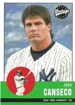 2001 Upper Deck Vintage #155 Jose Canseco Front