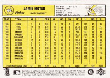 2001 Upper Deck Vintage #66 Jamie Moyer Back