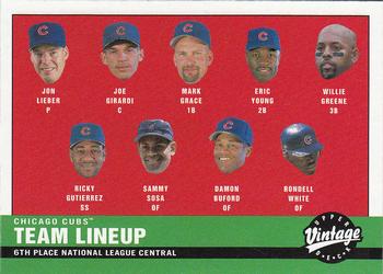 2001 Upper Deck Vintage #219 Chicago Cubs Front