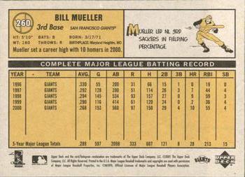 2001 Upper Deck Vintage #260 Bill Mueller Back