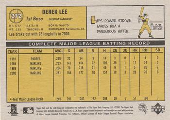 2001 Upper Deck Vintage #272 Derrek Lee Back