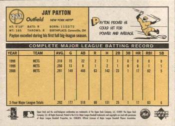 2001 Upper Deck Vintage #277 Jay Payton Back