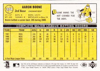 2001 Upper Deck Vintage #328 Aaron Boone Back