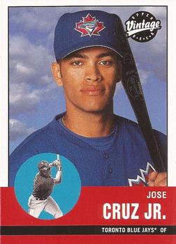 2001 Upper Deck Vintage #33 Jose Cruz Jr. Front
