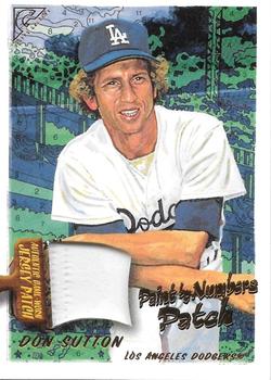 2003 Topps Gallery Hall of Fame - Paint by Number Patch Relics #PN-DS Don Sutton Front