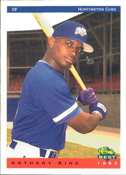 1993 Classic Best Huntington Cubs #13 Anthony King Front