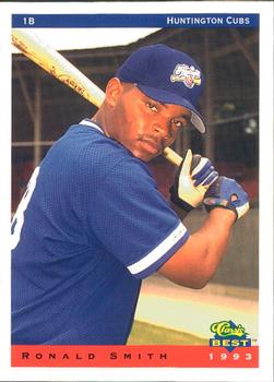 1993 Classic Best Huntington Cubs #25 Ronald Smith Front