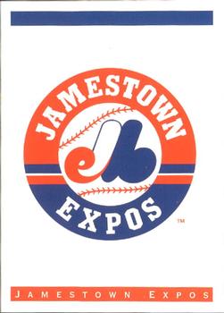 1993 Classic Best Jamestown Expos #29 Team Logo Back