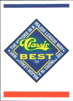 1993 Classic Best Jamestown Expos #30 Checklist Front
