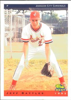 1993 Classic Best Johnson City Cardinals #2 Jeff Battles Front