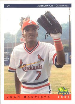 1993 Classic Best Johnson City Cardinals #3 Juan Bautista Front