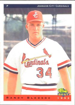 1993 Classic Best Johnson City Cardinals #5 Randy Bledsoe Front