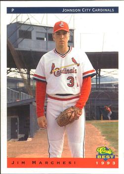 1993 Classic Best Johnson City Cardinals #12 Jim Marchesi Front
