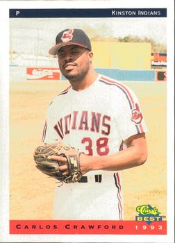 1993 Classic Best Kinston Indians #6 Carlos Crawford Front