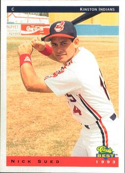 1993 Classic Best Kinston Indians #23 Nick Sued Front