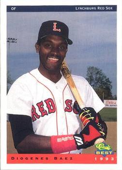 1993 Classic Best Lynchburg Red Sox #1 Diogenes Baez Front