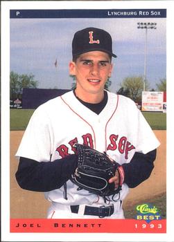 1993 Classic Best Lynchburg Red Sox #3 Joel Bennett Front