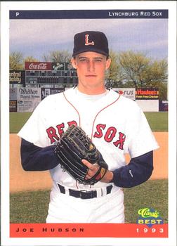 1993 Classic Best Lynchburg Red Sox #13 Joe Hudson Front