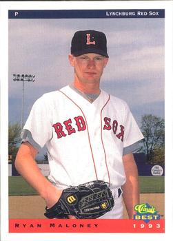 1993 Classic Best Lynchburg Red Sox #17 Ryan Maloney Front