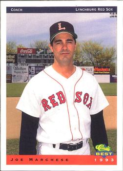 1993 Classic Best Lynchburg Red Sox #26 Joe Marchese Front