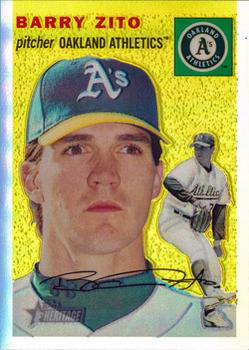 2003 Topps Heritage - Chrome Refractors #THC12 Barry Zito Front