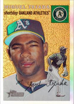 2003 Topps Heritage - Chrome Refractors #THC69 Miguel Tejada Front