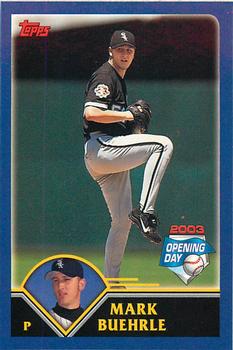 2003 Topps Opening Day - Mini Stickers #NNO Mark Buehrle Front