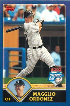 2003 Topps Opening Day - Mini Stickers #NNO Magglio Ordonez Front