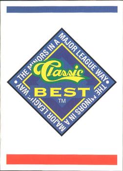 1993 Classic Best Niagara Falls Rapids #29 Team Logo Front
