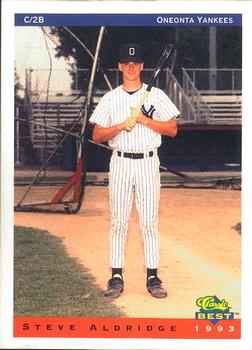1993 Classic Best Oneonta Yankees #3 Steve Aldridge Front