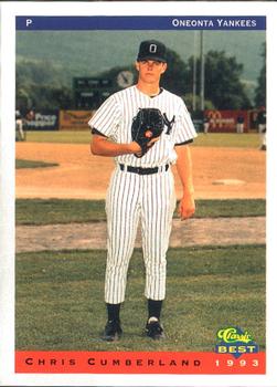 1993 Classic Best Oneonta Yankees #6 Chris Cumberland Front