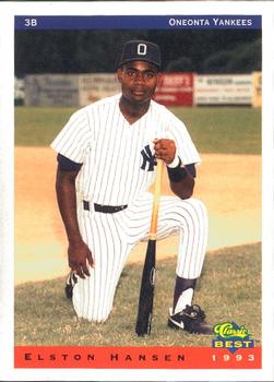 1993 Classic Best Oneonta Yankees #8 Elston Hansen Front