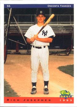 1993 Classic Best Oneonta Yankees #10 Rich Josepher Front
