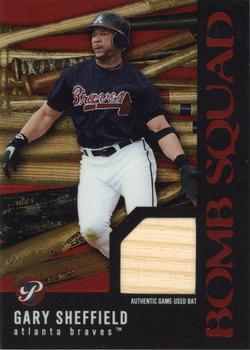 2003 Topps Pristine - Bomb Squad Relics #PBS-GS Gary Sheffield Front