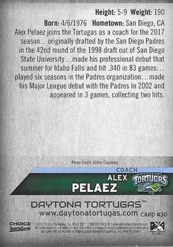 2017 Choice Daytona Tortugas #30 Alex Pelaez Back