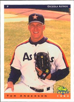 1993 Classic Best Osceola Astros #3 Tom Anderson Front