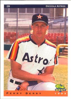 1993 Classic Best Osceola Astros #4 Perry Berry Front