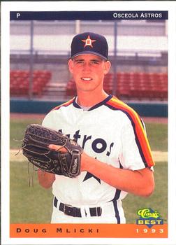 1993 Classic Best Osceola Astros #16 Doug Mlicki Front