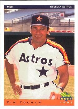 1993 Classic Best Osceola Astros #26 Tim Tolman Front