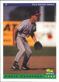 1993 Classic Best Palm Springs Angels #2 Chris Anderson Front