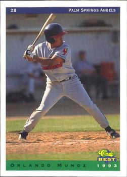 1993 Classic Best Palm Springs Angels #15 Orlando Munoz Front