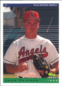 1993 Classic Best Palm Springs Angels #17 John Pricher Front