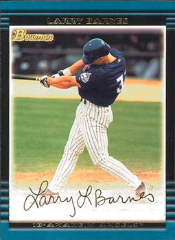 2002 Bowman #159 Larry Barnes Front