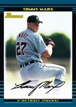 2002 Bowman #162 Tommy Marx Front