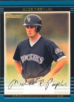 2002 Bowman #306 Mike Peeples Front