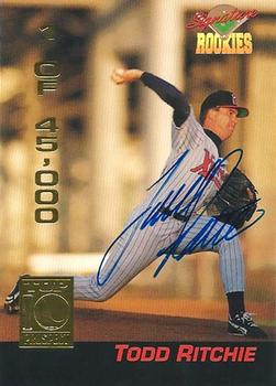 1994 Signature Rookies - Non Serial Numbered Signatures #17 Todd Ritchie Front