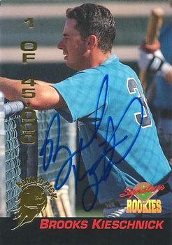 1994 Signature Rookies - Non Serial Numbered Signatures #32 Brooks Kieschnick Front